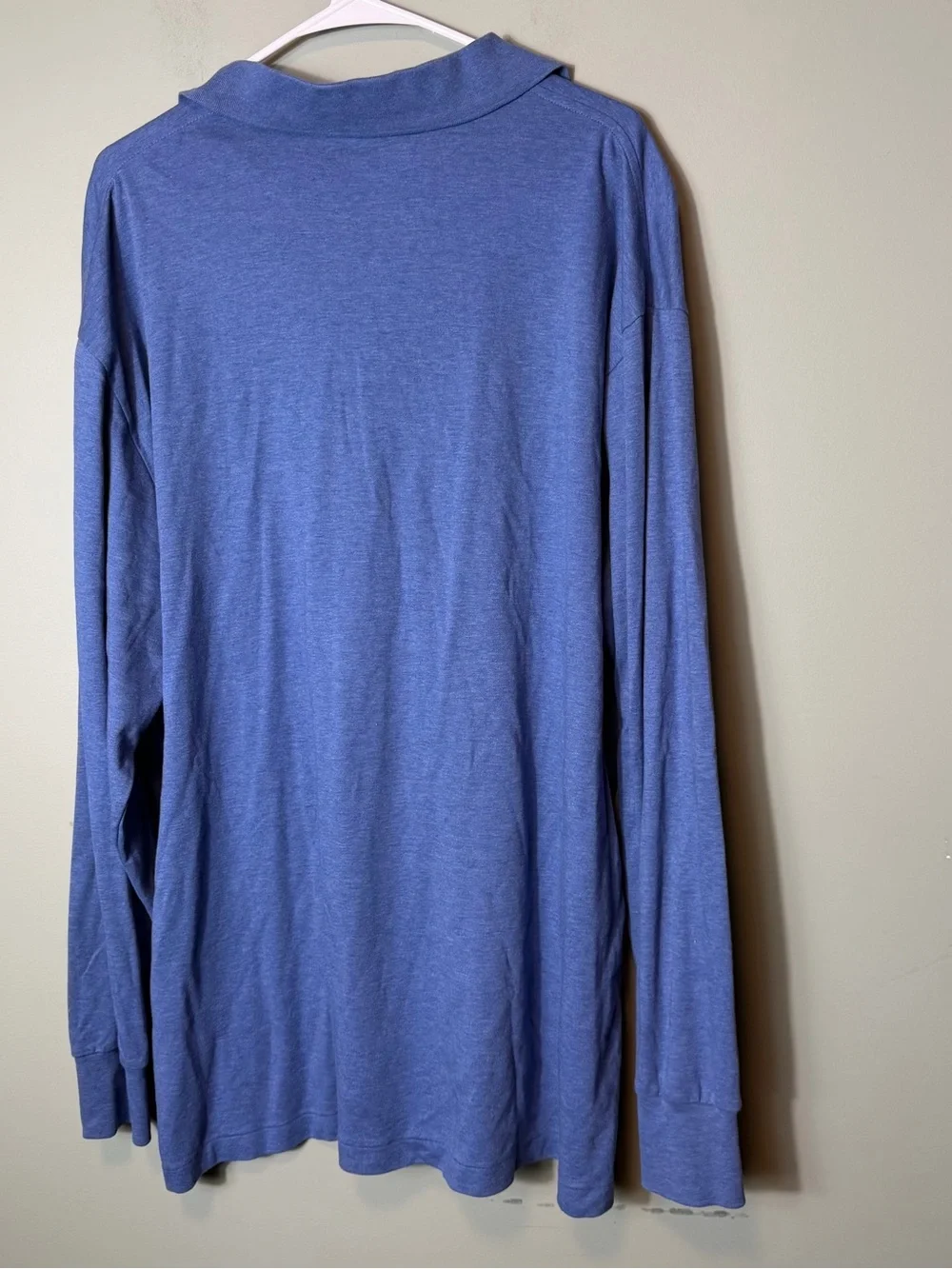 Polo by Ralph Lauren Long Sleeve Blue Polo Shirt 2XLT